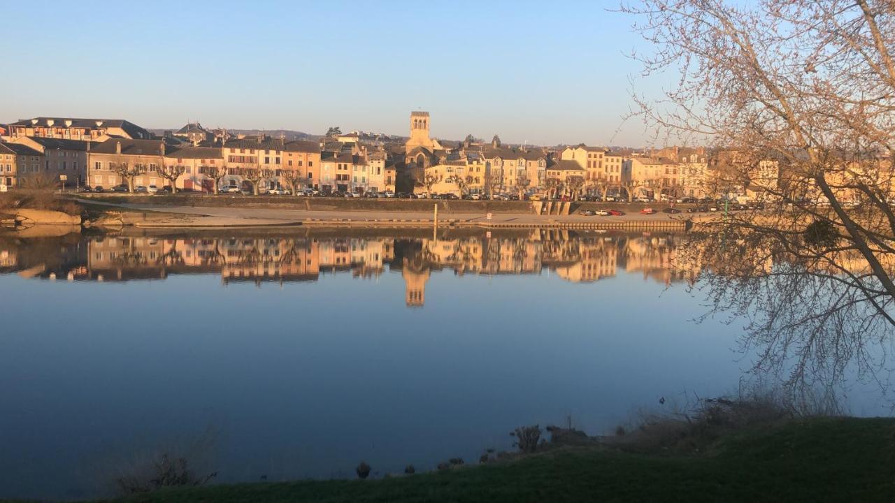 Les jardins de la Saône Hotel Tournus Exterior foto